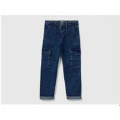 Resim Benetton Erkek Çocuk Denim Pantolon 4ULQCF02W-24Y (4ULQCF02W-24Y) 