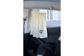 Resim Ayarlanabilir Vakumlu Araç Güneşlik Perdesi Tüm Araçlara Uyumlu - Bebek Emzirme Perdesi Güneşlik 