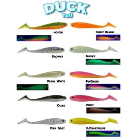 Resim Fujin Duck Tail 9Cm Silikon Balık (535252896) 
