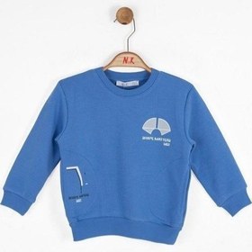 Resim Nk Kids Erkek Bebek Pamuklu Orta Kalınlık Sweatshirt-14723 Saks 