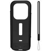 Resim Lasonstiges Insta 360 One X3 Kamera Için Vücut Silikon Kılıf Kapak Koruyucu Anti-scratch Silikon Kılıf Siyah 