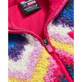 Resim Skechers G Outdoor Fleece Full Zip Sherpa Büyük Kız Çocuk Pembe Mont Sk242139-831 