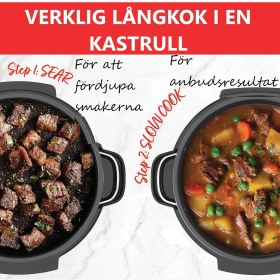 Resim Hepta Collection Instant Pot Üstün Yavaş Pişirici/yavaş Pişirici, 7,1l Çoklu Pişirici / 4 Pişirme Fonksiyonu (Yavaş P 