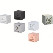 Resim 1 adet 0.39 inç/10 mm Metal Element Küpü, Öğretmenler için Yaratıcı Bilim Hediyesi, Elementlerin Dizisi Koleksiyonu ve DIY, Element Küpleri, Çoklu Element Küplerinden Seçim Yapın (Demir, Bakır, Alüminyum, Karbon, Çinko, Demir, Gümüş, vb.) 