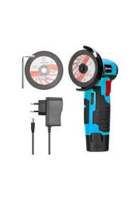 Resim Symbee 12v 19500rpm Çok Amaçlı Taşlama Makinesi - Şarj Edilebilir, Taşlama, Kesme Ve Cilalama İçin İdeal, 1200mah Pil, 2 Kesme Diski, Geevorks Marka 