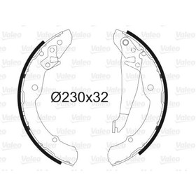 Resim Valeo 562641 Kampana Balata-230×32 (VW CADDY 96-03 SKODA OCTAVIA 01-11) 1j0609527 1j0698525a (WA359986) 