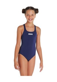 Resim Arena Girls Team Swimsuit Swim Pro Solid Çocuk Yüzücü Mayosu 004762750 Lacivert 