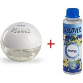 Resim EC Shop Zariff Home Discover Sihirli Küre Işıksız Hava Temizleme Makinesi + 1 Adet 150 ml Energy Solüsyon 