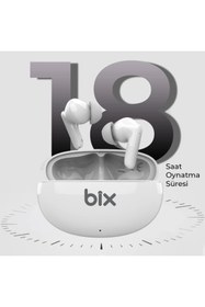 Resim Bix Soundcraft X1 Bluetooth 5.2 Enc, Anc Ve Şeffaf Modlu Tws Kablosuz Kulaklık 