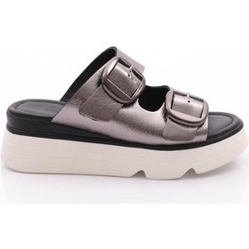 Resim Dgn 388-25276 Kadin Kalin Taban Terlik Platin 