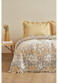 Resim Karaca Home Nelly Müslin Çift Kişilik Pike Yatak Örtüsü Takımı Yeşil 200.22.04.0263 