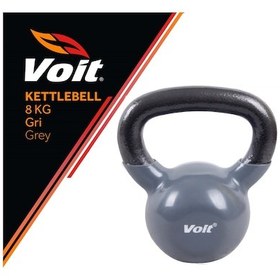 Resim Voit Vinyl Kettlebell 8 KG Gri 