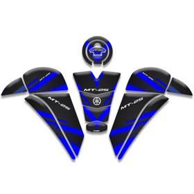 Resim YAMAHA MT25 TANK PAD SET (2020/2024) UYUMLU 04 