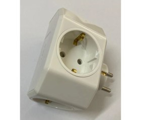 Resim ekim aydınlatma Yonca Plus Beyaz Üçlü Topraklı Golyat Priz Fişli 