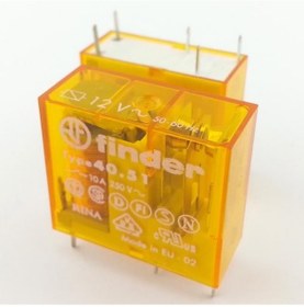 Resim Finder 40.51.8.012.0000 12v 10a Ac Tek Kontak Minyatür Pcb Röle 5 