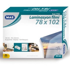 Resim Mas Laminasyon Filmi Parlak 78x102 125 MİC 7703 