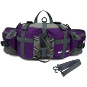 Resim Reedark Su Sporları İçin Dayanıklı Nylon Bel Çantası - 5l Kapasiteli, Su Geçirmez, Omuz Askılı Mor 