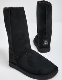 Resim Bambi Siyah Süet Kadin Bot & Bootie K02635999902 