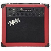 Resim Midex MGA-25RD 25 W USB Bluetooth Şarjlı 2 Girişli Elektro Gitar Amfisi 