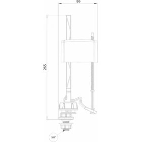 Resim MEGA Aqua Flatör Alttan Girişli Şamandıra 