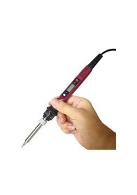 Resim Exeo Dijital Göstergeli Isı Ayarlı Kalem Havya Lehim Makinesi 