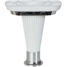 Resim Akça Beyaz Krom Plastik Ayak 15 Cm 