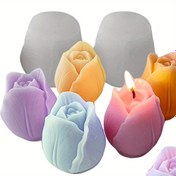 Resim 2 adet Lale Çiçeği Silikon Kalıp, 3D Çiçek Kalıbı Mumlar ve Sabunlar için, Isıya Dayanıklı DIY El Sanatları için İdeal, DIY Mum Yapımı Çiçek Silikon Kalıbı Esnek Silikon, Mum Kalıpları Silikon, Mükemmel Tatil Hediyesi, Oda Dekoru için Mükemmel 