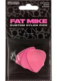 Resim Jim Dunlop 44p 60fm Fat Mike Custom Nylon 6lı Paket Pena 0 60 M 