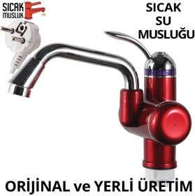 Resim Özbience Elektrikli Ani Su Isıtıcı, Termal Şofben, Lavaboya Monteli, Pratik ve Güvenli 