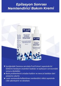 Resim W-Lab Kozmetik Epilasyon Sonrası Nemlendirici Bakım Kremi 200 ML 