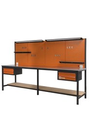 Resim PONİS METAL 3metre 4 Çekmeceli Çalışma Tezgahı 