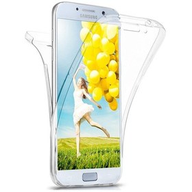 Resim Prolysus Samsung Galaxy Uyumlu A7 2017 Uyumlu 360 Derece Kılıf Full Tam Koruma Ön Arka Şeffaf Kılıf 