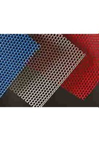 Resim Banyo İçin Kaydırmaz Pvc Paspas Gri Rengi Petek Desenli 90 Cm X 1 Mt Gri 