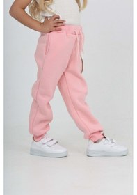 Resim Toontoy Kız Çocuk Kabaran Yıldız Baskılı Eşofman Alt Pembe 