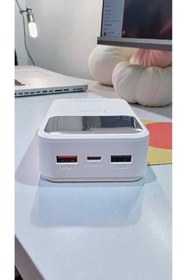 Resim HEARTZ 20000 MH PD 27W ve USB 100W FAST HIZLI ŞARJ DAHİLİ TYPE C VE LİGHTNİNG KABLOLU POWERBANK-H006 