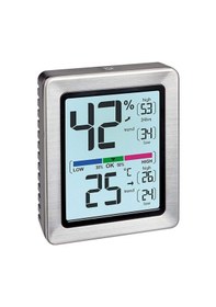 Resim Tfa 30.5047.54 'exacto' Kalibrasyon Menülü Ortam Sıcaklık Ve Nem Ölçer 