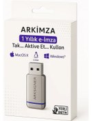 Resim Hepta Collection Arkİmza Elektronik İmza Cihazı, USB Bağlantılı Token, Resmi E-İmza Sertifikası, PDF, Word, Excel ... 