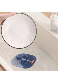 Resim Süzgeçli Lavabo Gider Koruyucu Mat Gri Renkli 