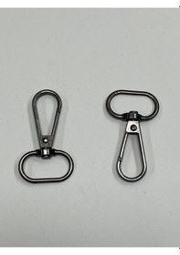 Resim Karantuhafiye Çanta Kancası / Klasik Model/ 2 Li Set Antrasit Antrasit 