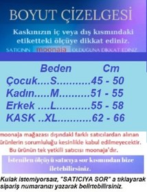 Resim moonaja Wegh Bere Şapka - Balaklava Kar Maskesi - Puffy Kulaklı Maske Wegh Bere Weghrumi Maske 