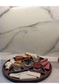 Resim 5 Mini Kaseli Ahşap Kahvaltılık Sunumluk Ahşap 