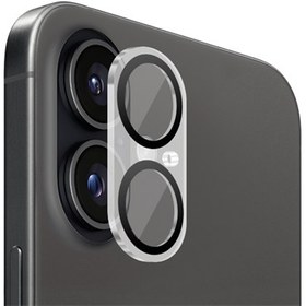 Resim Buff iPhone 16 Plus/16 Şeffaf Kamera Lens Koruyucu Şeffaf 