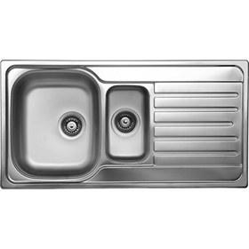 Resim Kromevye Paslanmaz Çelik Evye 50 x 98 cm Triton 304 