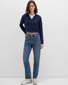 Resim New York Classic Denim Puslu Koyu Mavi Jean Pantolon 101441-88581 