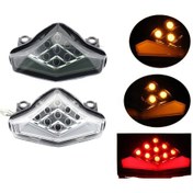 Resim Şeffaf Kawasaki Ninja 650r/er6n 12-14 Yaş İçin Geçerlidir Led Modifiyeli Arka Fren, Sinyal Fonksiyonlu Arka Lamba Diğer 