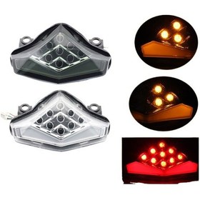 Resim Şeffaf Kawasaki Ninja 650r/er6n 12-14 Yaş İçin Geçerlidir Led Modifiyeli Arka Fren, Sinyal Fonksiyonlu Arka Lamba Diğer 