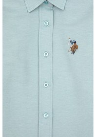 Resim U.S. Polo Assn. Kız Çocuk Mint Uzun Kollu Basic Gömlek 50317629-VR090 