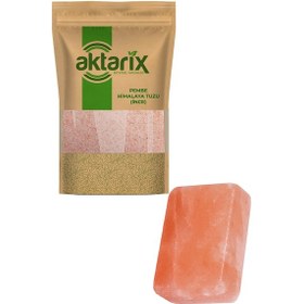 Resim 100 Gr Öğütülmüş İnce Himalaya Tuzu Yemeklik + Büyük Boy Himalaya Tuz Sabunu 