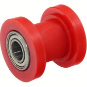 Resim 10mm Dayanıklı ABS Zincir Rulosu - Sokak Motosikletleri, ATV'ler & Pit Bikes için Gerilim Kılavuz Tekerleği - 6 Renkte Mevcut 