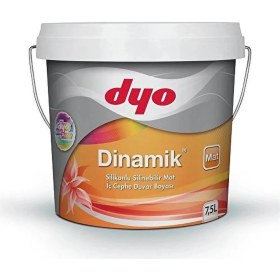 Resim Dyo 7,5lt Dinamik Mat Silikonlu Silinebilir Iç Cephe Duvar Boyası (0355) Belce Beji 